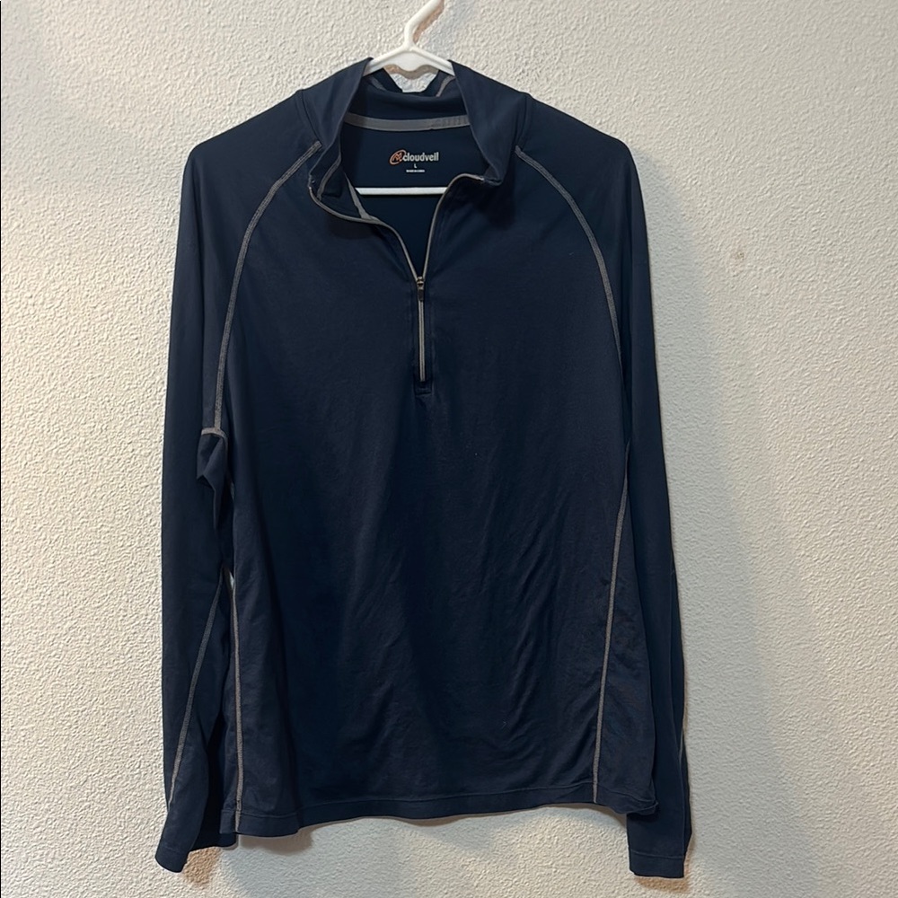 Cloudveil Navy Quarter-Zip Pullover - image 1